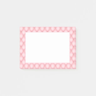 Bloco De Notas Padrão de Diamante Tufado de Luxo Rosa