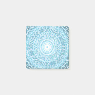 Bloco De Notas Padrão de espiral azul do anjo