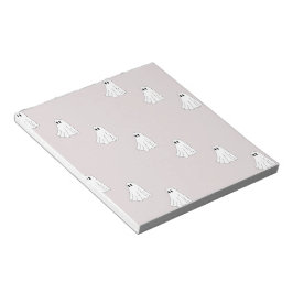Bloco De Notas Padrão de Fantasma Pastel Fofo
