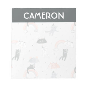 Bloco De Notas Padrão de Gatos de Choque em Cuta