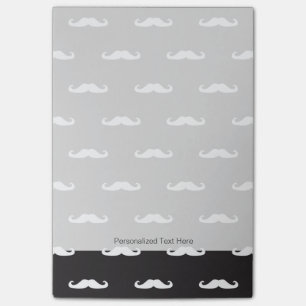 Bloco De Notas Padrão de hipster do bigode