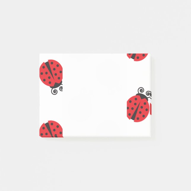 Bloco De Notas Padrão de Ladybug (Frente)