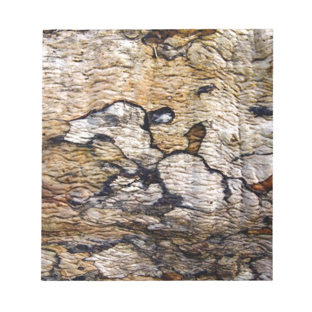 Bloco De Notas Padrão de latido de árvore (Frente)