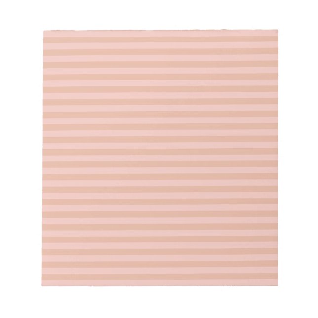 Bloco De Notas Padrão de Listras Rosa (Frente)