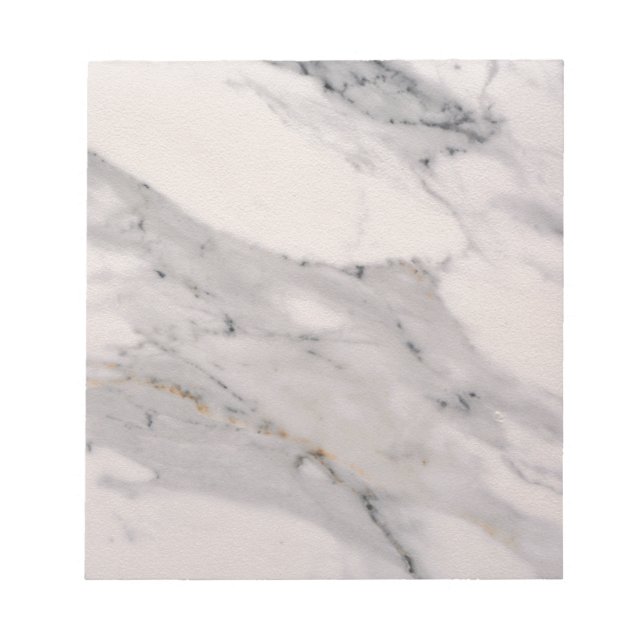 Bloco De Notas Padrão de mármore preto moderno da cinza (Frente)