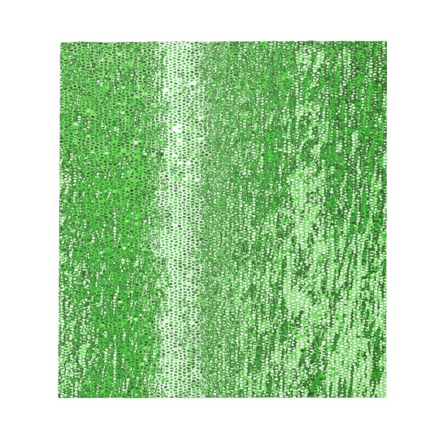 Bloco De Notas Padrão de mosaico verde (Frente)