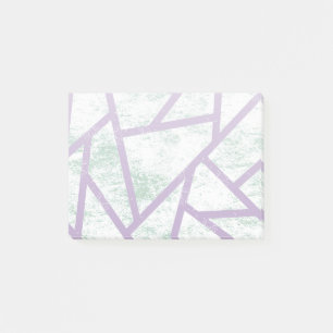 Bloco De Notas Padrão de mosaico verde-lavanda