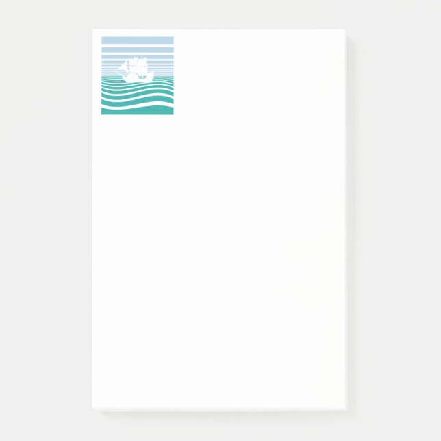 Bloco De Notas padrão de navios à vela (Frente)