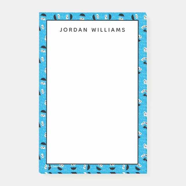 Bloco De Notas Padrão de Pele de Monstro de Cookie (Frente)