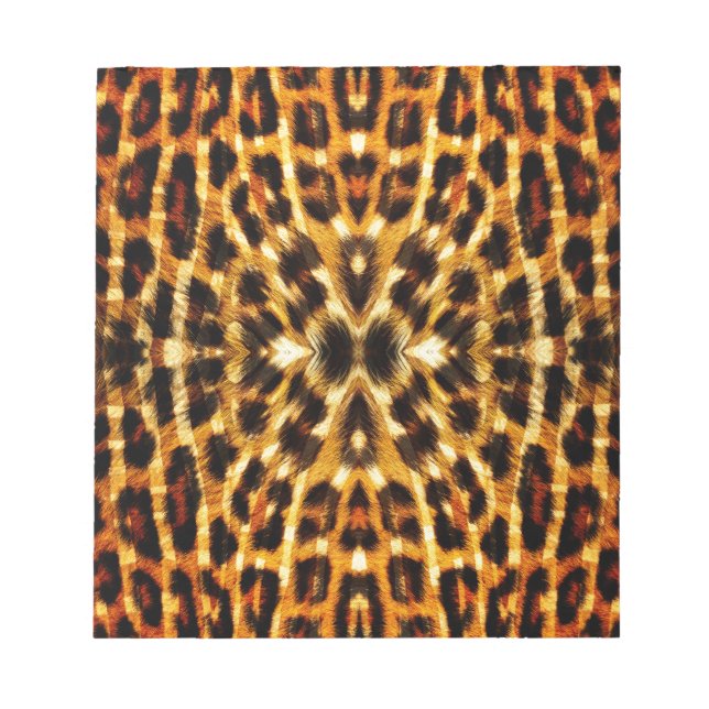 Bloco De Notas Padrão de peles de leopardo (Frente)