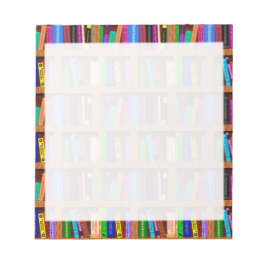 Bloco De Notas Padrão de Prateleira do Livro de Biblioteca para L