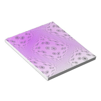 Bloco De Notas Padrão de Rodas Flutuantes Abstratas