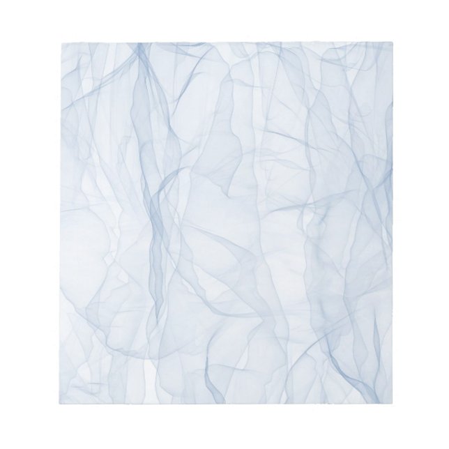 Bloco De Notas Padrão de Sombra Azul (Frente)