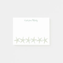 Bloco De Notas Padrão de Starfish de Aquarela