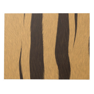 Bloco De Notas Padrão de Stripes de Tigre.