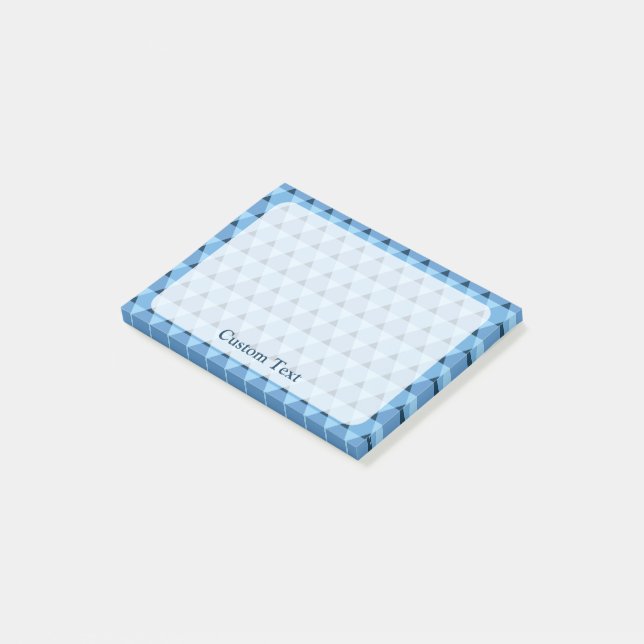 Bloco De Notas Padrão de triângulos (Inclinado)