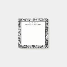 Padrão de troca na moda moderno preto e branco