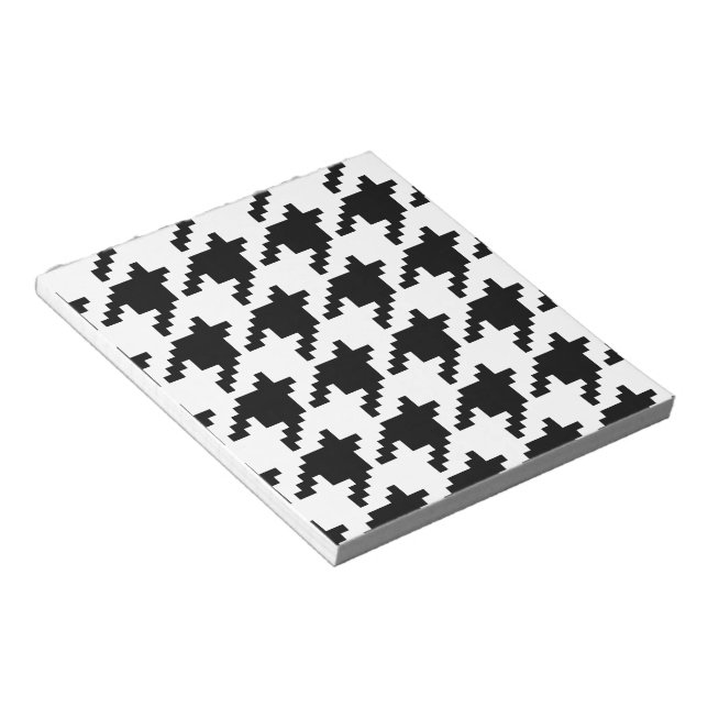 Bloco De Notas Padrão de verificação de houndstooth de pixel de 8 (Inclinado)