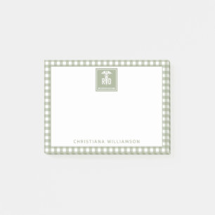 Bloco De Notas Padrão de Xadrez Dietitiana Personalizada de RD Re