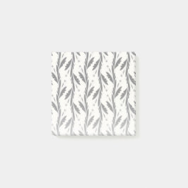 Bloco De Notas Padrão Decorativo de Vinhas Negras