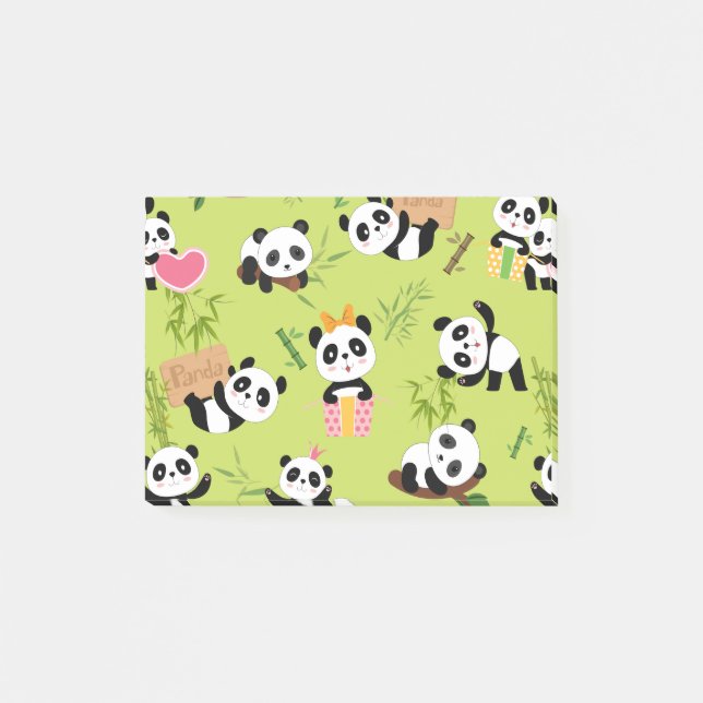 Bloco De Notas Padrão do Panda 3 (Frente)