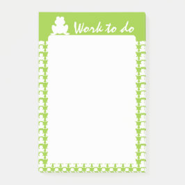 Bloco De Notas Padrão do sapo