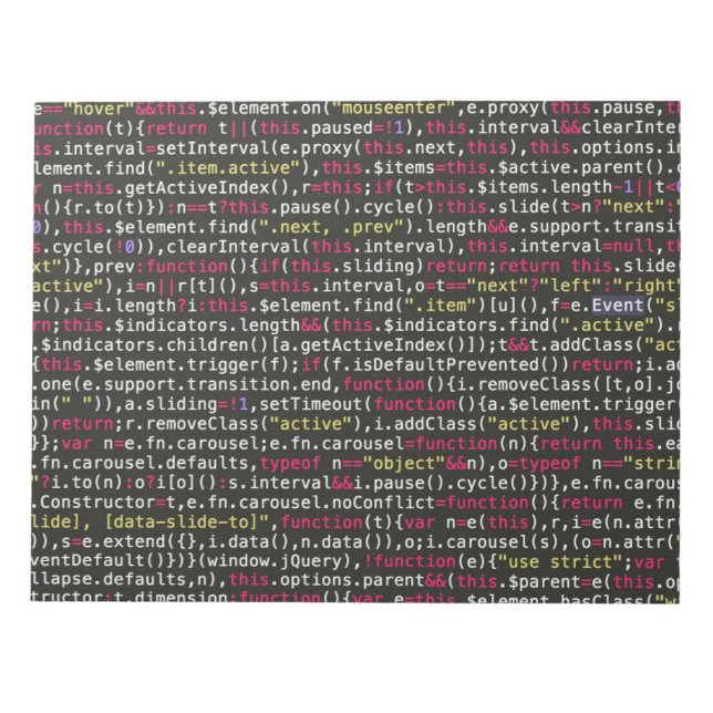 Bloco De Notas Padrão do terminal do desenvolvedor (Frente)