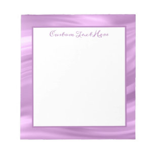 Bloco De Notas Padrão Elegante Na moda Lilac Roxo