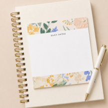 Padrão Floral Elegante em Aquarela
