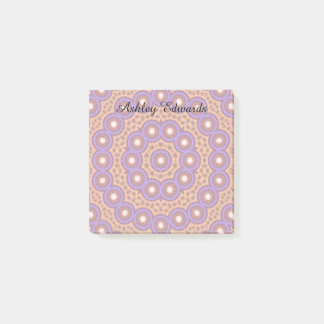 Bloco De Notas Padrão Geo Personalizado Pastel