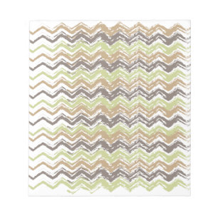 Bloco De Notas Padrão Melon Brandy Scribble ZigZag