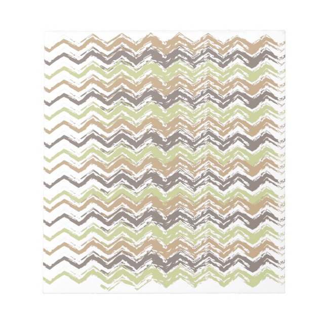 Bloco De Notas Padrão Melon Brandy Scribble ZigZag (Frente)