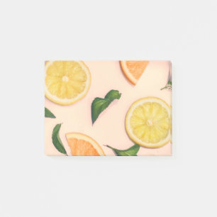 Bloco De Notas padrão pastel de fruta