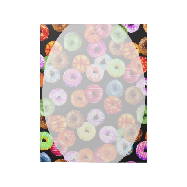 Bloco De Notas Padrão perfeito do Rosquinha + seu backgr. & ideia (Invertido)