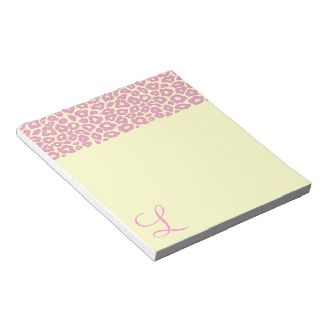Bloco De Notas Padrão pop Leopard (Inclinado)