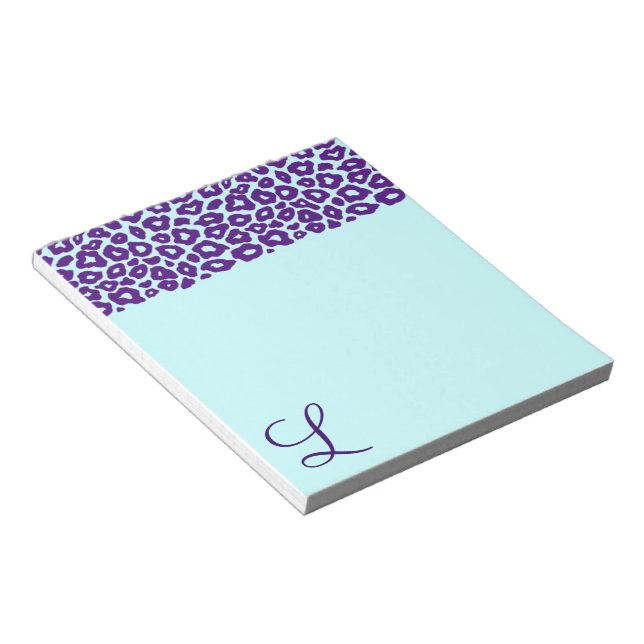 Bloco De Notas Padrão pop Leopard (Inclinado)