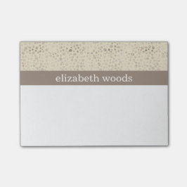 Bloco De Notas Padrão Rustic Elegant Dots