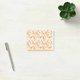 Bloco De Notas Padrão têxtil com uma cor de laranja e de gola vib