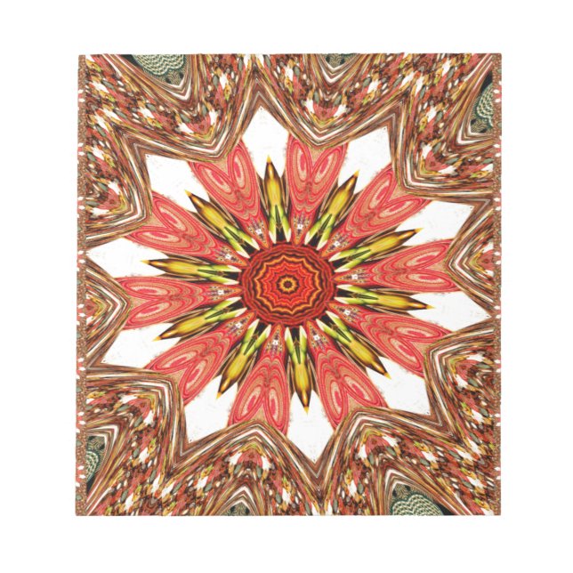 Bloco De Notas Padrão tradicional asiático africano (Frente)