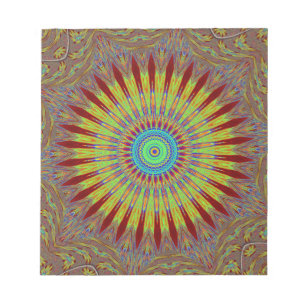 Bloco De Notas Padrão tribal africano de tapetes iranianos.jpg