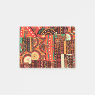 Bloco De Notas Padrão tribal afrocêntrico do Kente