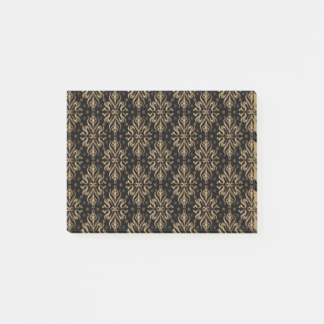 Bloco De Notas Padrão Vintage Luxo 3 (Frente)