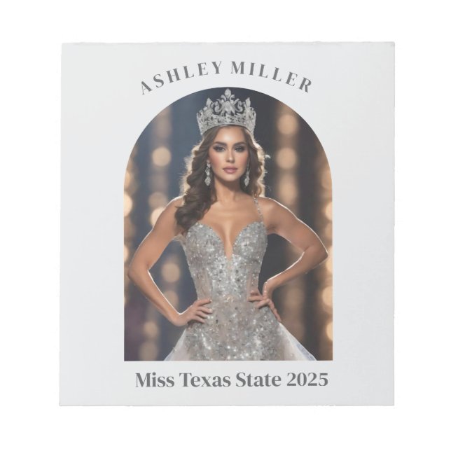 Bloco De Notas Pageant Autografic Pad (Frente)