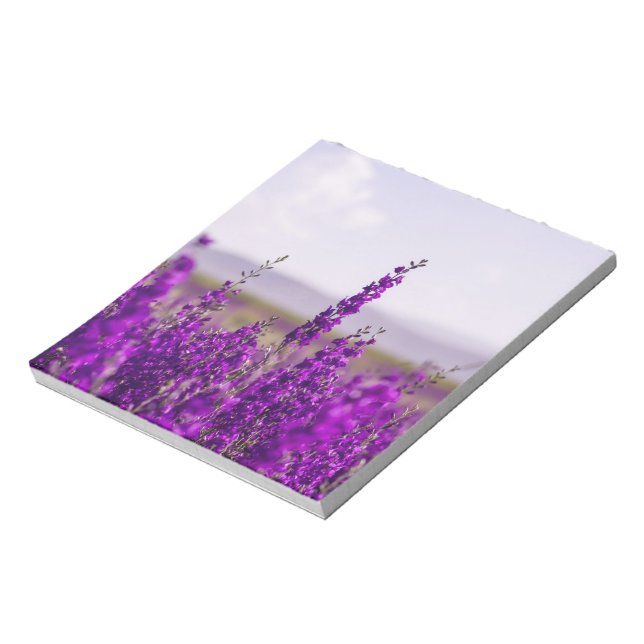 Bloco De Notas PÁGINA DE NOTA DE CAMPO DE lavanda (Invertido)