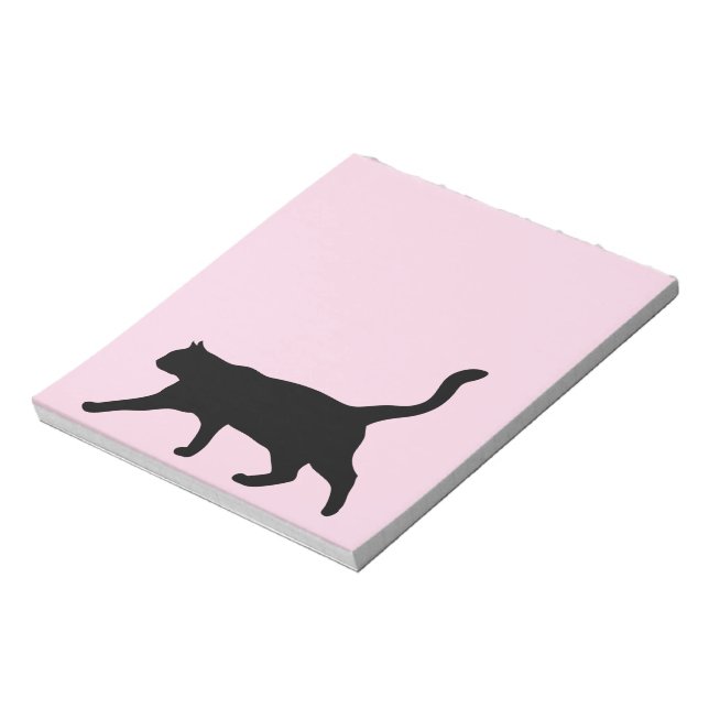 BLOCO DE NOTAS PÁGINA DE NOTA DE GATO PRETO (Invertido)