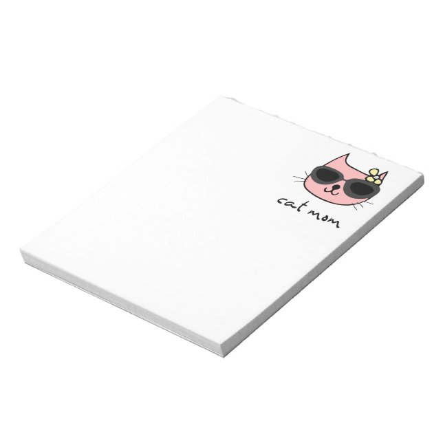BLOCO DE NOTAS PÁGINA DE NOTAS DE MOM CAT (Invertido)