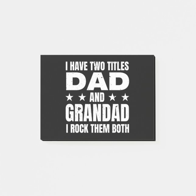 Bloco De Notas Pai Grandad (Frente)