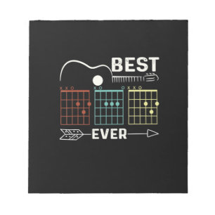 Bloco De Notas Pai Guitarrista Melhor Nunca Aniversário