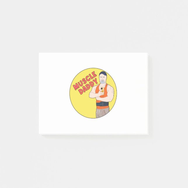 Bloco De Notas Pai muscular (Frente)