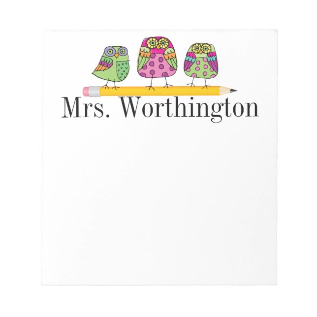 Bloco De Notas Painel de Notas Escolares (Frente)